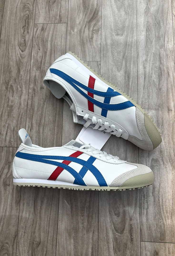 ONITSUKA TIGER MEXICO 66 WHITE-BLUE- - Image 3
